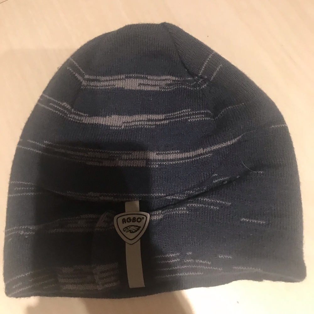 3/15$AGB Kids' Striped Blue Beanie​